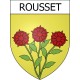 Stickers coat of arms Rousset adhesive sticker