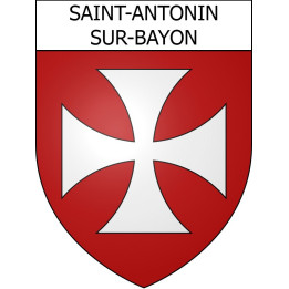 Saint-Antonin-sur-Bayon Sticker wappen, gelsenkirchen, augsburg, klebender aufkleber