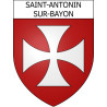 Saint-Antonin-sur-Bayon Sticker wappen, gelsenkirchen, augsburg, klebender aufkleber