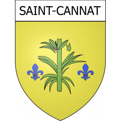 Stickers coat of arms Saint-Cannat adhesive sticker