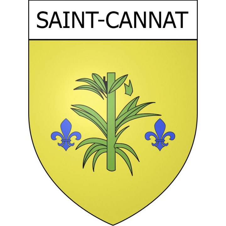 Stickers coat of arms Saint-Cannat adhesive sticker