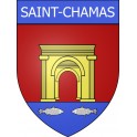 Stickers coat of arms Saint-Chamas adhesive sticker