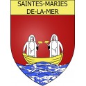 Saintes-Maries-de-la-Mer 13 ville Stickers blason autocollant adhésif