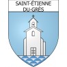 Saint-étienne-du-Grès 13 ville Stickers blason autocollant adhésif