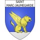 Saint-Marc-Jaumegarde Sticker wappen, gelsenkirchen, augsburg, klebender aufkleber