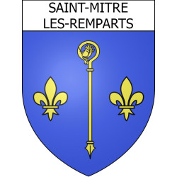 Adesivi stemma Saint-Mitre-les-Remparts adesivo