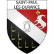 Saint-Paul-lès-Durance 13 ville Stickers blason autocollant adhésif