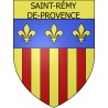 Pegatinas escudo de armas de Saint-Rémy-de-Provence adhesivo de la etiqueta engomada