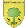 Saint-Savournin Sticker wappen, gelsenkirchen, augsburg, klebender aufkleber