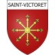 Pegatinas escudo de armas de Saint-Victoret adhesivo de la etiqueta engomada