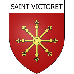 Saint-Victoret 13 ville Stickers blason autocollant adhésif