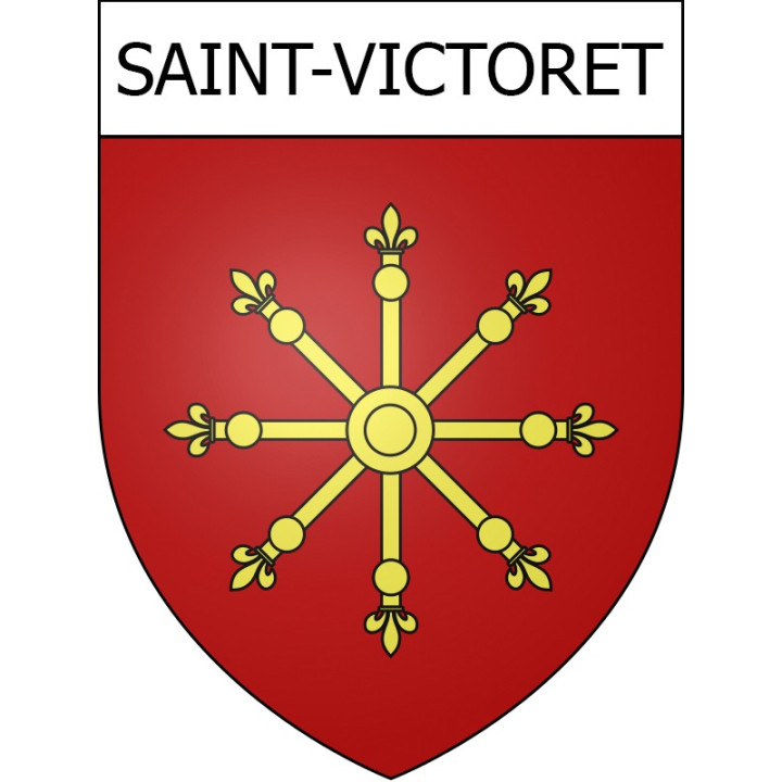 Stickers coat of arms Saint-Victoret adhesive sticker