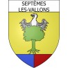 Septèmes-les-Vallons 13 ville Stickers blason autocollant adhésif