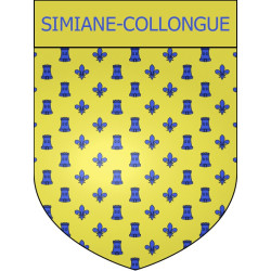 Adesivi stemma Simiane-Collongue adesivo