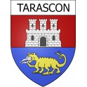 Pegatinas escudo de armas de Tarascon adhesivo de la etiqueta engomada