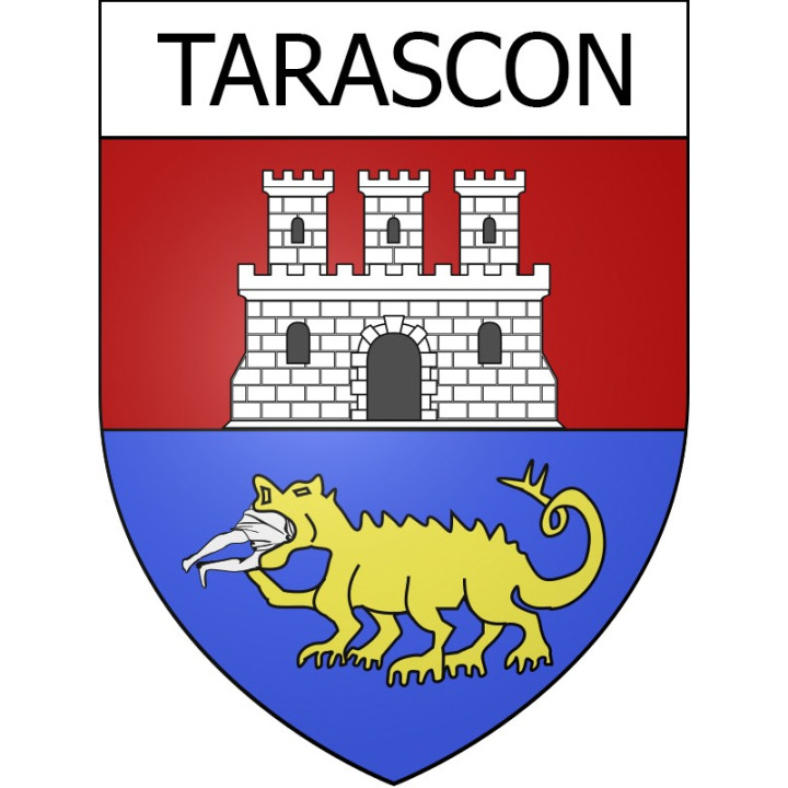 Stickers coat of arms Tarascon adhesive sticker