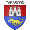Pegatinas escudo de armas de Tarascon adhesivo de la etiqueta engomada