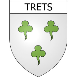 Stickers coat of arms Trets adhesive sticker
