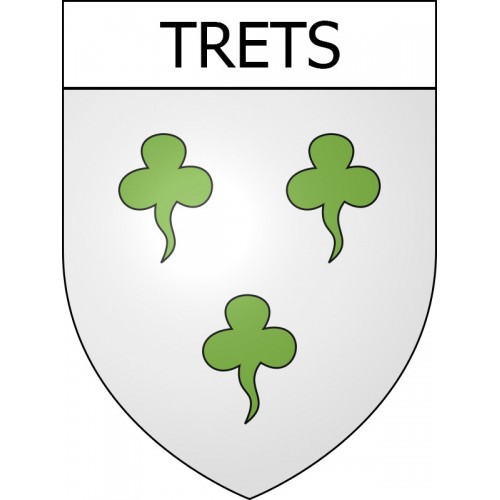 Stickers coat of arms Trets adhesive sticker