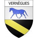 Stickers coat of arms Vernègues adhesive sticker