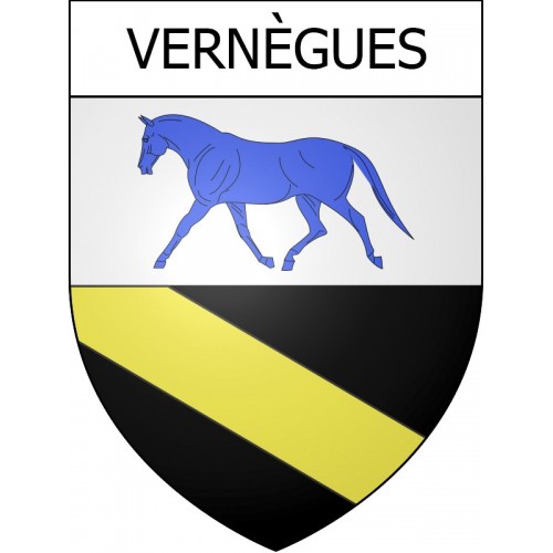 Vernègues 13 ville Stickers blason autocollant adhésif