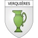 Adesivi stemma Verquières adesivo