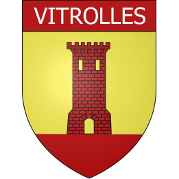Stickers coat of arms Vitrolles adhesive sticker