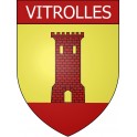 Stickers coat of arms Vitrolles adhesive sticker