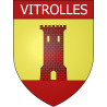 Vitrolles Sticker wappen, gelsenkirchen, augsburg, klebender aufkleber