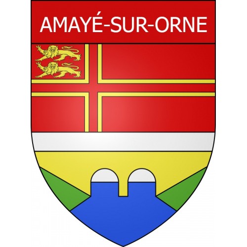 Adesivi stemma Amayé-sur-Orne adesivo