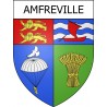 Amfreville Sticker wappen, gelsenkirchen, augsburg, klebender aufkleber