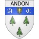 Adesivi stemma Viviers adesivo