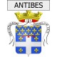 Pegatinas escudo de armas de Viviers adhesivo de la etiqueta engomada