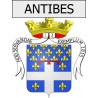 Pegatinas escudo de armas de Viviers adhesivo de la etiqueta engomada