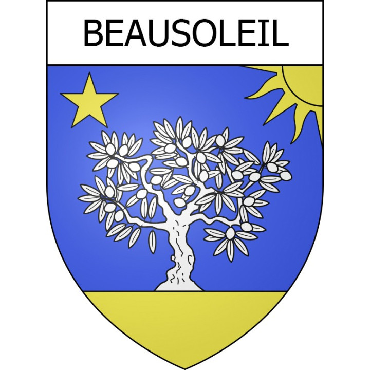 Stickers coat of arms Viviers adhesive sticker