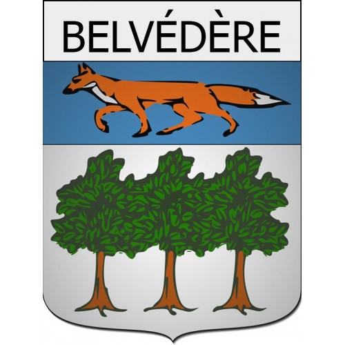 Stickers coat of arms Viviers adhesive sticker