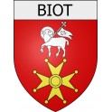 Viviers Sticker wappen, gelsenkirchen, augsburg, klebender aufkleber
