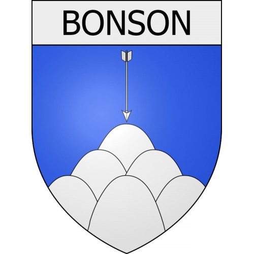 bonson 06 ville Stickers blason autocollant adhésif