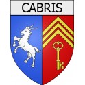 Pegatinas escudo de armas de Viviers adhesivo de la etiqueta engomada