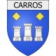 Pegatinas escudo de armas de Viviers adhesivo de la etiqueta engomada