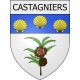 castagniers 06 ville Stickers blason autocollant adhésif