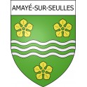 Amayé-sur-Seulles 14 ville Stickers blason autocollant adhésif