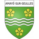 Amayé-sur-Seulles 14 ville Stickers blason autocollant adhésif
