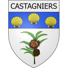 Pegatinas escudo de armas de Viviers adhesivo de la etiqueta engomada