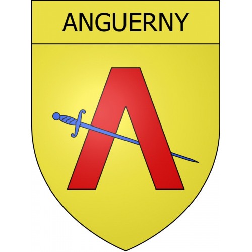 Stickers coat of arms Anguerny adhesive sticker