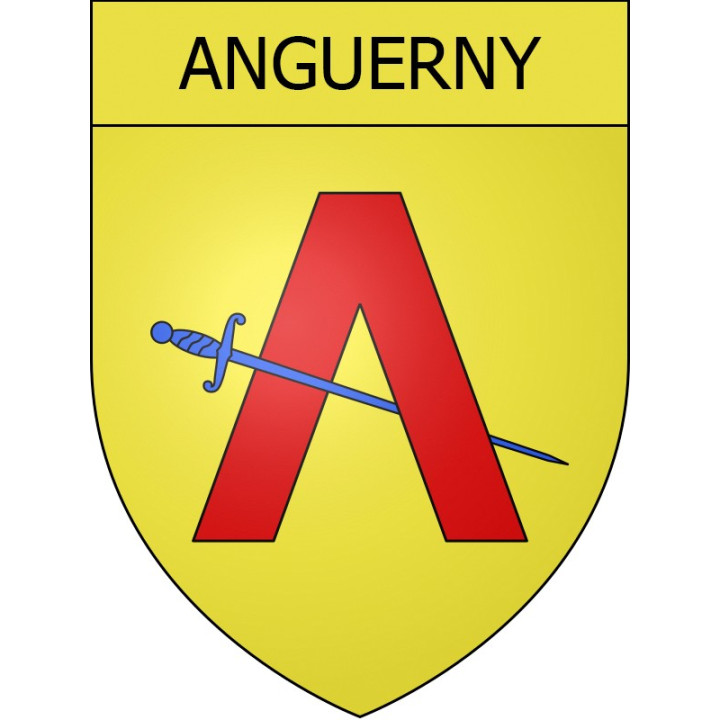 Stickers coat of arms Anguerny adhesive sticker