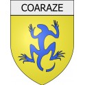 Pegatinas escudo de armas de Viviers adhesivo de la etiqueta engomada