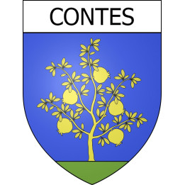 Pegatinas escudo de armas de Viviers adhesivo de la etiqueta engomada