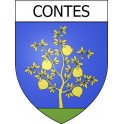 Stickers coat of arms Contes adhesive sticker