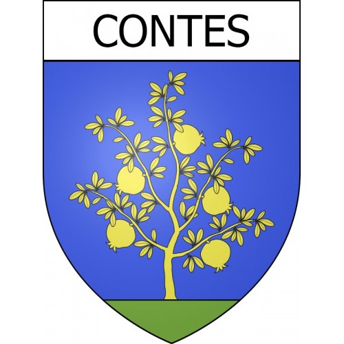 Pegatinas escudo de armas de Viviers adhesivo de la etiqueta engomada